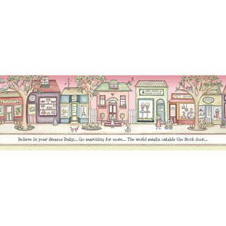 Pink Sky Believe Story Canvas